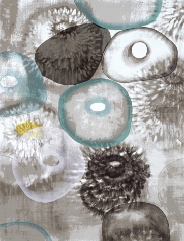 BLECKNER-Ross_Happiness for Instance, II_17-color silkscreen_42x32 inches