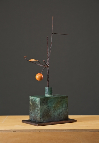 ANDERSON-David Kimball_Persimmon_bronze, steel and paint_28x12x8 inches_s