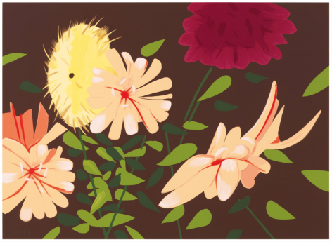 KATZ-Alex_Late Summer Flowers_38-color silkscreen on museum board_40x55 inches-sold